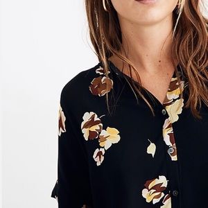 Madewell Getaway Button Down Shirt - Gallery Floral XXS